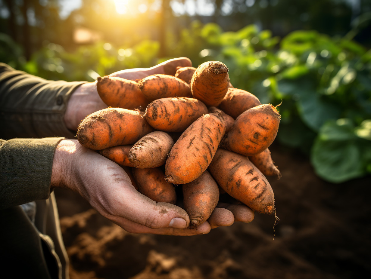 patate douce potager