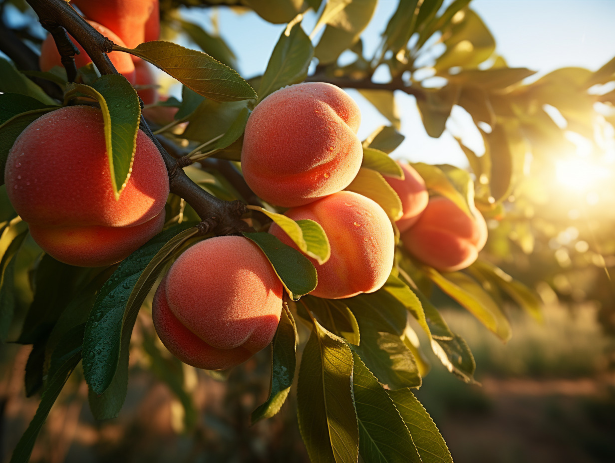 pêcher fruitiers